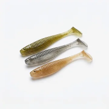 שלושה פתיונות סיליקון רכים